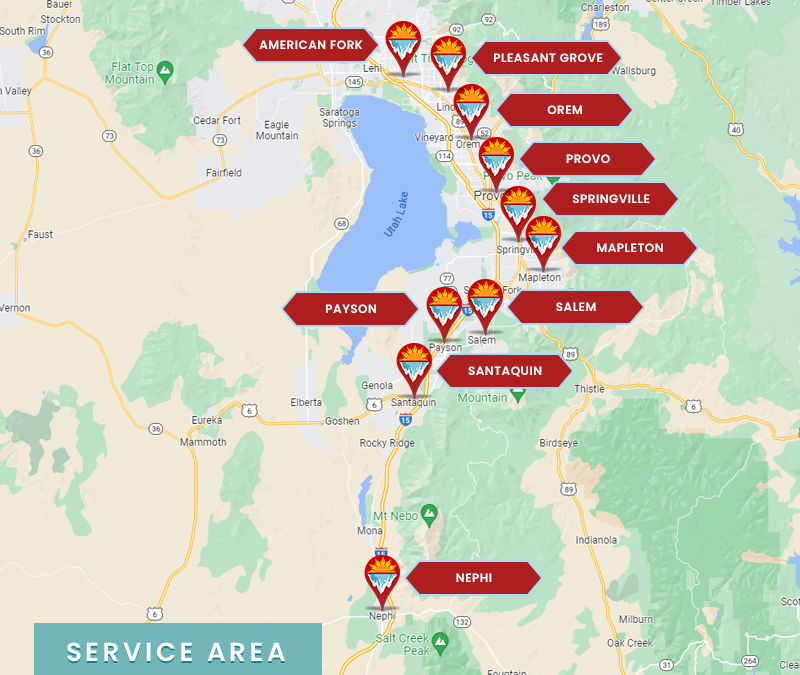 service areas in utah